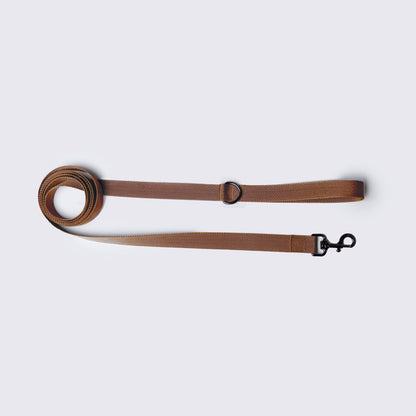 Daily Woof Leash Brown